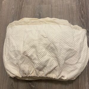 Restoration Hardware Box Spring Fitted Cover Beige Diamond Matelasse- King